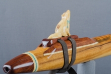 Texas Ebony Native American Flute, Minor, Low D-3, #J34F (0)